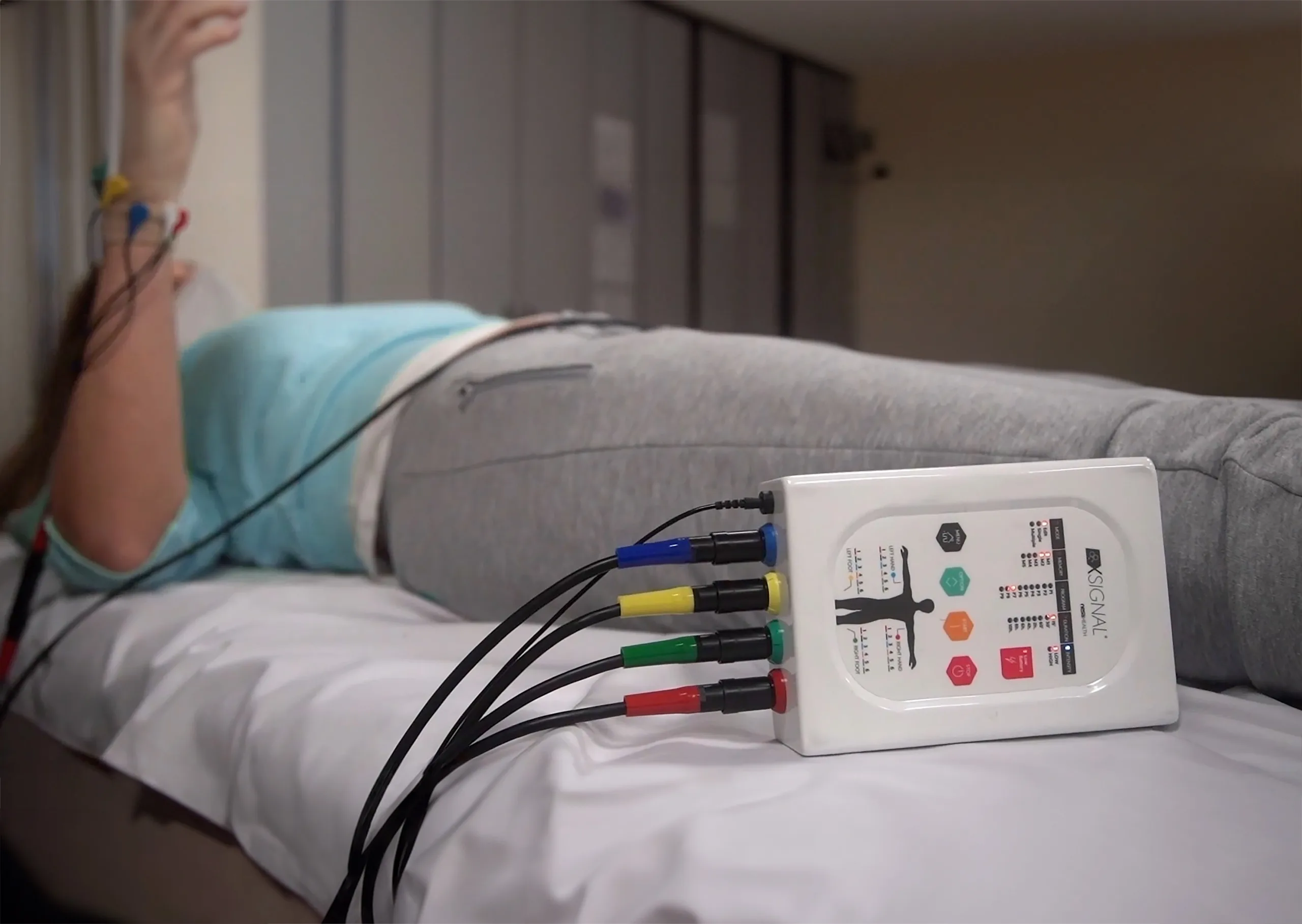 Patient receiving NESA treatment
