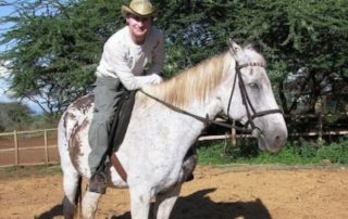 man on a horse shockwave therapy